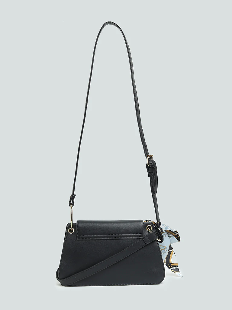 LOV Black Classic Shoulder Clutch Bag